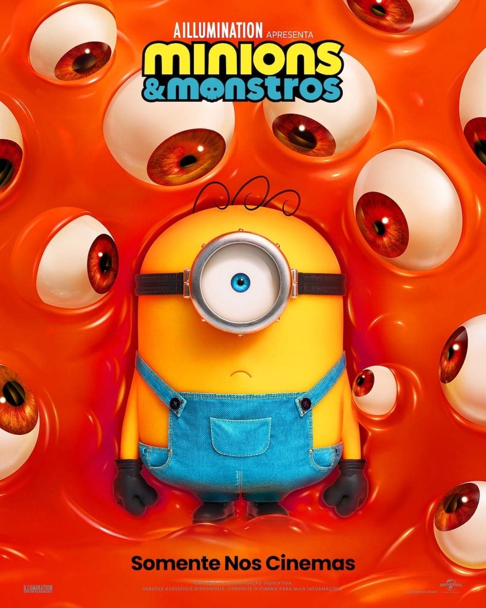 Pôster de Minions e Monstros